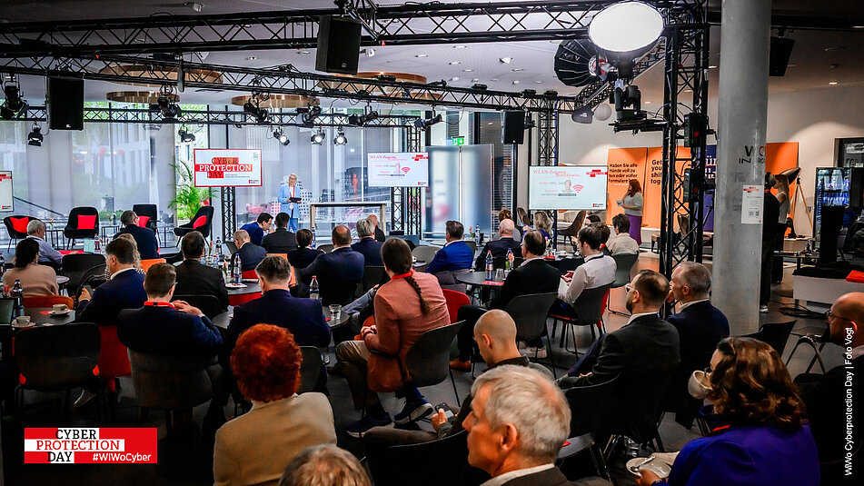 Ansicht des Publikums vom Wiwo Cyberprotection Day 2026