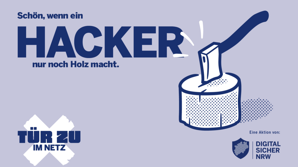 Thema Hacking bei der Aktion "Tür zu im Netz"