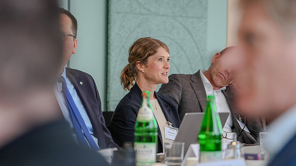 Foto von Frau Dr. Judith Nink beim Spitzengespräch