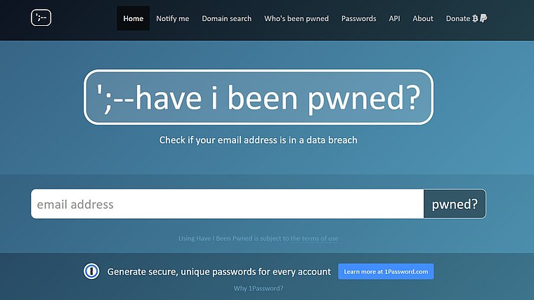Leak Checker Have I Been Pwned